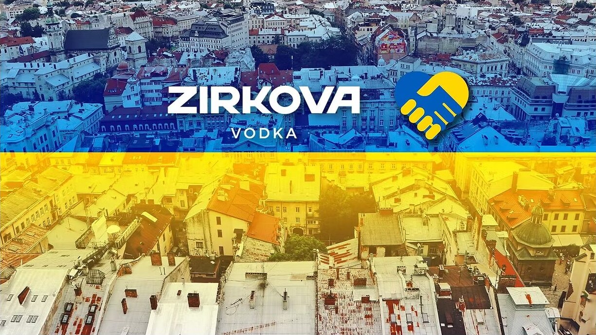 Zirkova Vodka Ukraine relief campaign